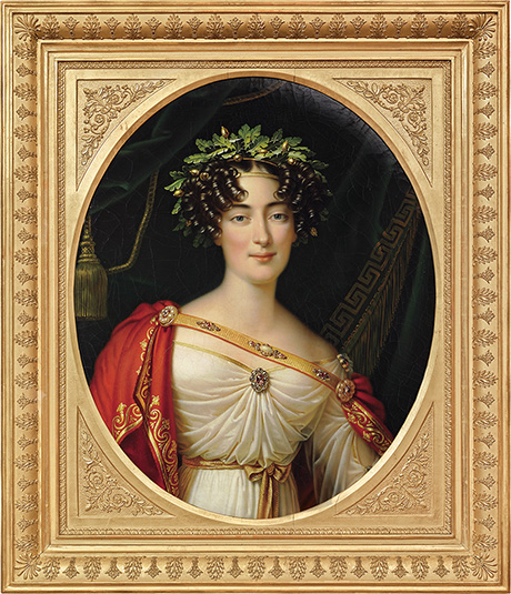 ヨーゼフ・カール・シュティーラー《リヒテンシュタイン侯爵家出身のエスターハージー伯妃ゾフィーの肖像》