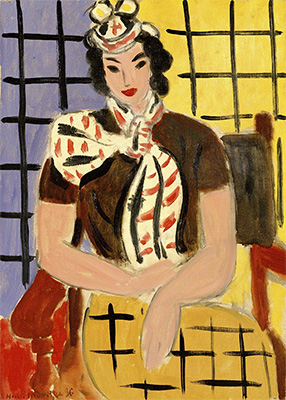 アンリ･マティス《襟巻の女》1936年 油彩/カンヴァス