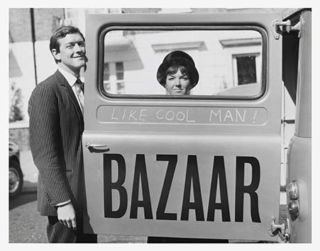 《マリー・クワントと、夫でビジネスパートナーのアレキサンダー・プランケット・グリーン》 1960年 Courtesy of Terence Pepper Collection. © John Cowan Archive