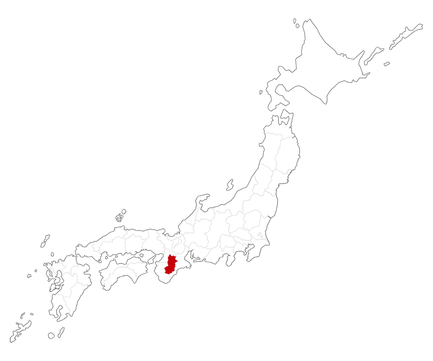 日本地図(奈良県)