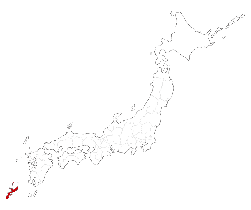 日本地図(沖縄県)