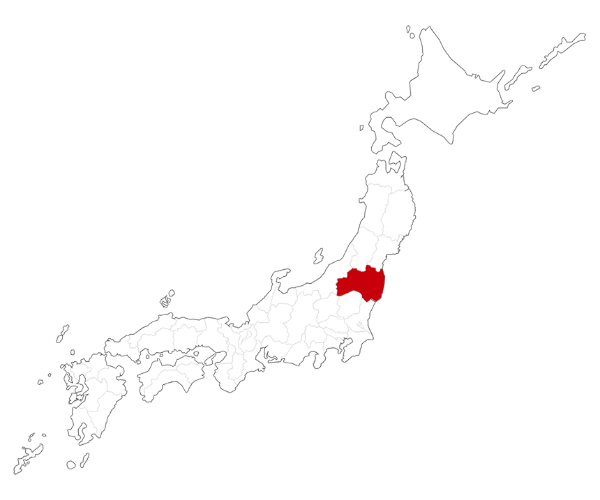 日本地図(福島県)