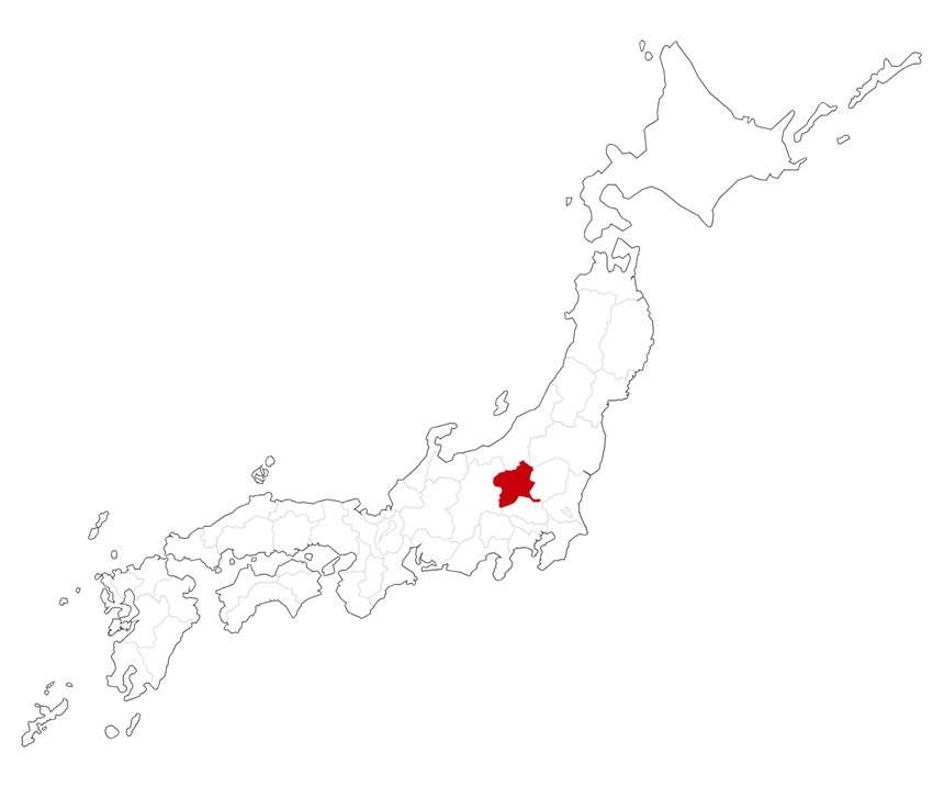 日本地図(群馬県)