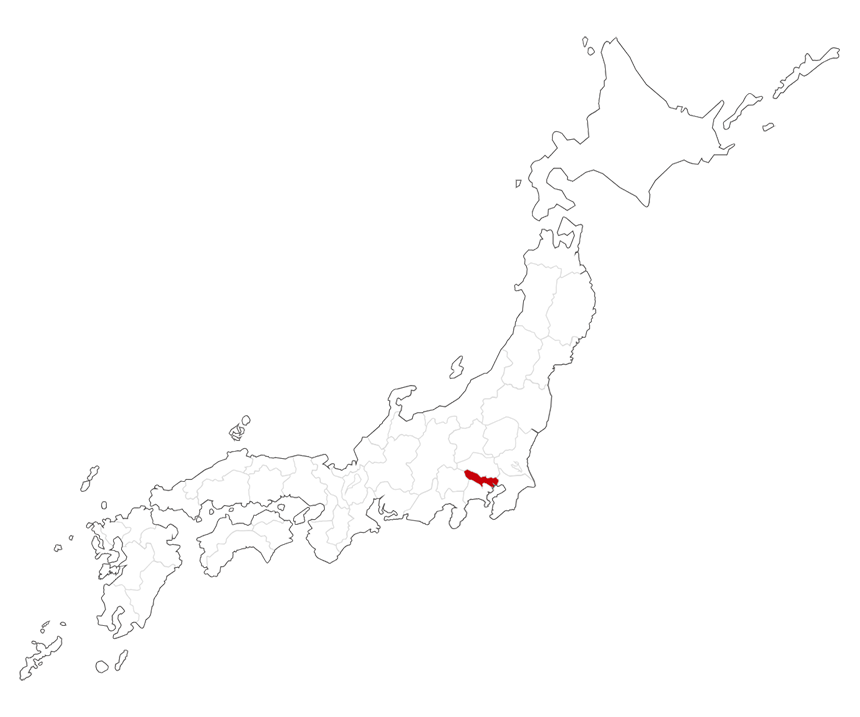 日本地図(東京都)
